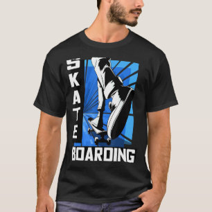 T-shirt Skateboard de rue pour enfants