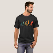 T-shirt Skateboard Evolution Retro Skateboarder Skate Skat (Devant entier)