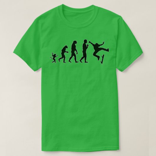 T-shirt Skateboard evolution Skateboard 1 (Design devant)