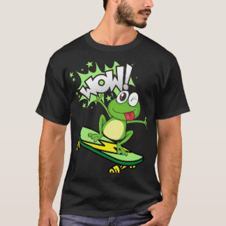 T-shirt Skateboard Frog Premium