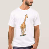 T-shirt Skateboard girafe (Devant)