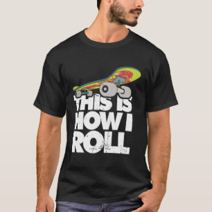 T-shirt Skateboard Halfpipe Tricks Extreme Sports Skateboa