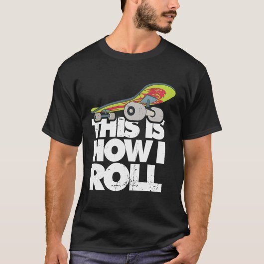 T-shirt Skateboard Halfpipe Tricks Extreme Sports Skateboa (Devant)