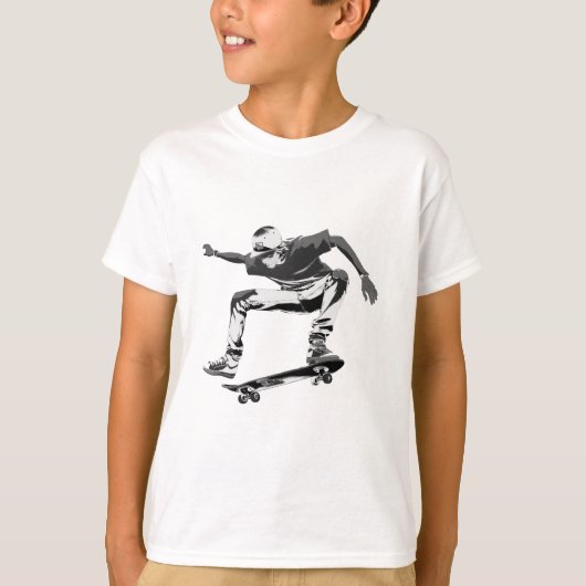 T-shirt Skateboard is my Life - Skateboarder (Devant)