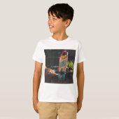 T-shirt Skateboard Né À Ride (Devant entier)