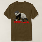 T-shirt Skateboard Panda (Design devant)