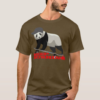 T-shirt Skateboard Panda