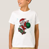 T-shirt Skateboard Père Noël (Devant)