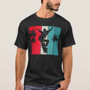 T-shirt Skateboard Retro Vintage dérangé