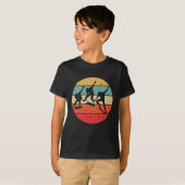 T-shirt Skateboard - Retro Vintage Skateboard (Devant entier)