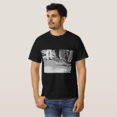 T-Shirt skateboard schaats park graffiti zwart (Voorkant volledig)