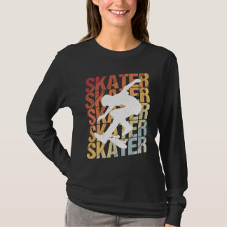 T-shirt Skateboard Skateboarding Skater Vintage Retro Boar