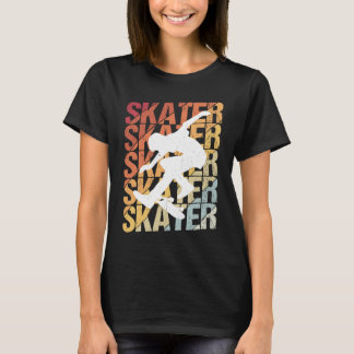 T-shirt Skateboard Skateboarding Skater Vintage Retro Boar