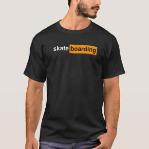 T-shirt Skateboard Skater Ado Ollie Kickflip Patinage