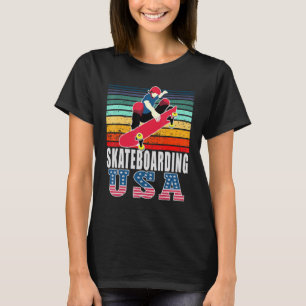 T-shirt Skateboard USA Sports Team Patriotic American S