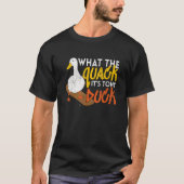 T-shirt Skateboard What The Quack C'est Tony Duck Skater (Devant)