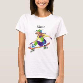 T-shirt Skateboarder Meisje
