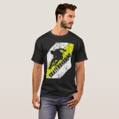 T-shirt Skateboarding Vintage Skateboarder Skate (Devant entier)
