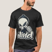T-shirt Skateboards Aveugles Skeleton Hook Up Skate Houps (Devant)