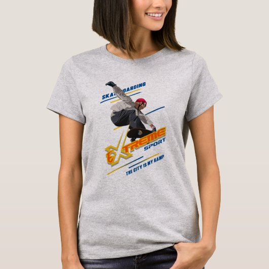 T-shirt Skateboards | Femmes (Devant)