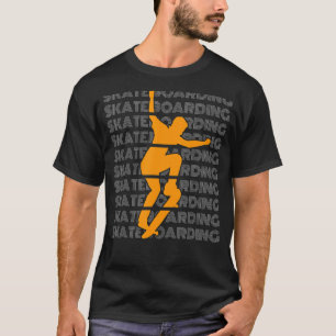 T-shirt Skateboards Roues Patinage Patinage Patinage Patin