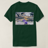 T-shirt skater extrême cascade utilisation skateboard dans (Design devant)