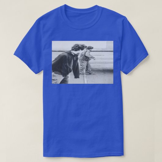 T-shirt skater extrême cascade utilisation skateboard dans (Design devant)