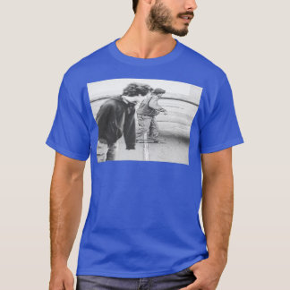 T-shirt skater extrême cascade utilisation skateboard dans