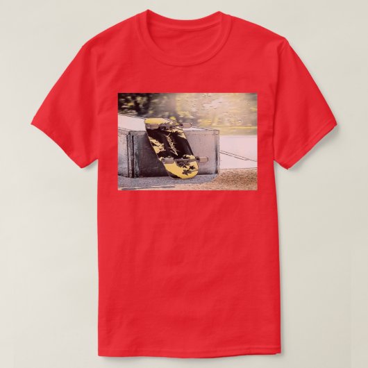 T-shirt skater extreme stunt using skateboard in extreme o (Design devant)