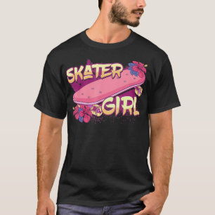 T-shirt Skater Girl Skateboard Skateboard