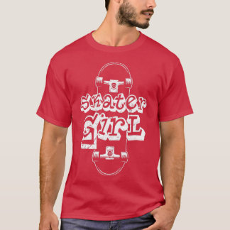 T-shirt Skater Girl Skateboarder Skateboard