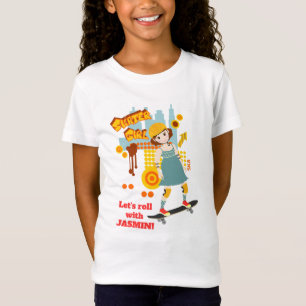 T-Shirt Skater Park Fun Girl Birthday Party