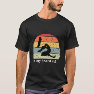 T-shirt Skaters Avoir Amusant Retro Sunset Skateboard Cade