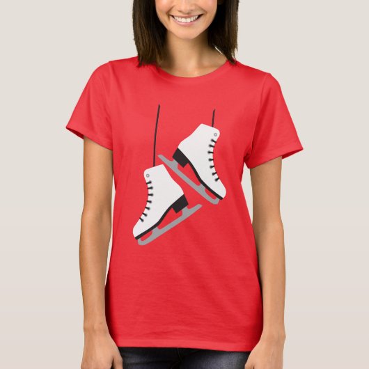 T-shirt Skates fémorales blancs (Devant)