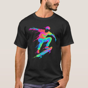 T-shirt Skateur cool joueur de skateboard skateboarding ho