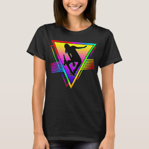 T-shirt Skateur de skateboard rétro