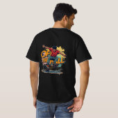 T-Shirt Skateur en Mouvement (Dos entier)