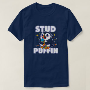T-shirt Skateur Macareux Stupéfiant Oiseau Drôle Planche à