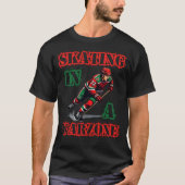 T-shirt Skating in a warzone (Devant)