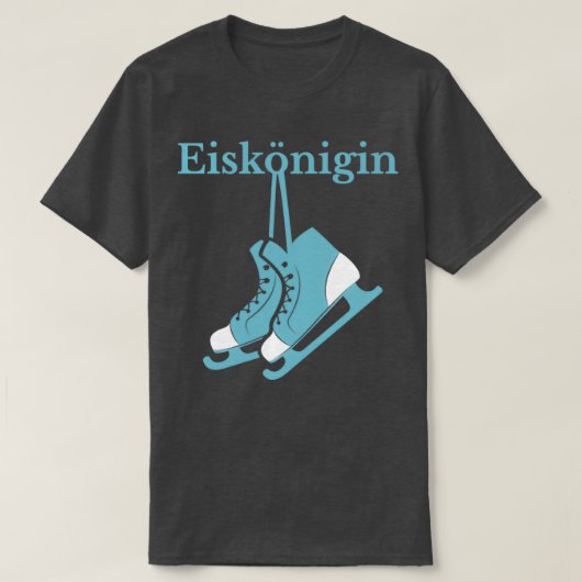 T-shirt Skating shoes for the ice queen (Design devant)