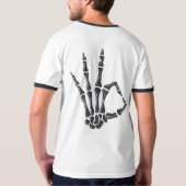 T-shirt Skeleton Art Man (Dos entier)