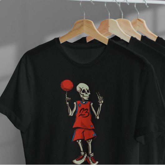 T-shirt Skeleton Basket