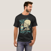 T-shirt Skeleton Dark Coffee Dark Soul (Devant entier)