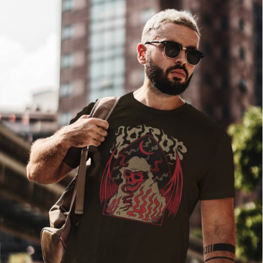 T-shirt Skeleton Demon Hell Creator