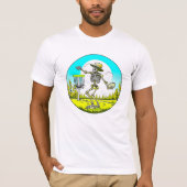 T-shirt Skeleton Disque Golf (Devant)