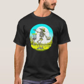 T-shirt Skeleton Disque Golf (Devant)
