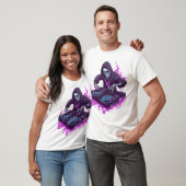 T-shirt Skeleton DJ (Unisexe)