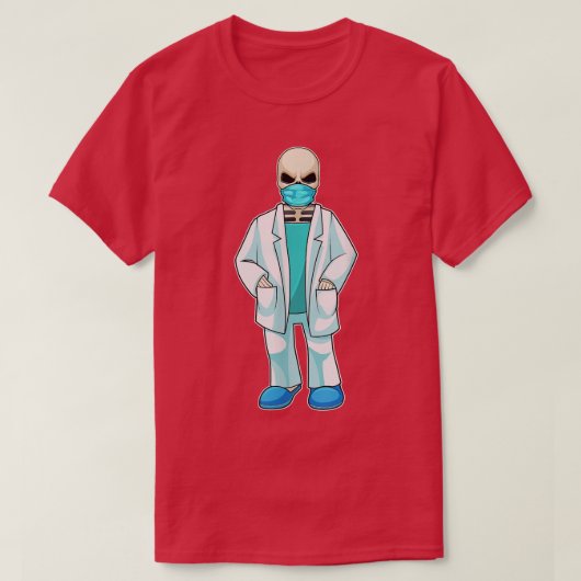 T-shirt Skeleton Docteur  (Design devant)