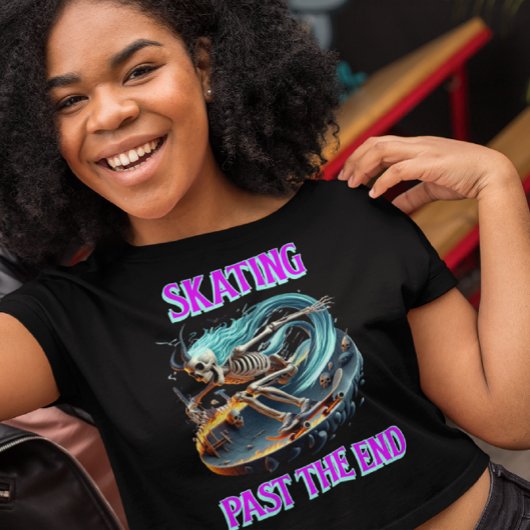 T-shirt Skeleton En Enfer