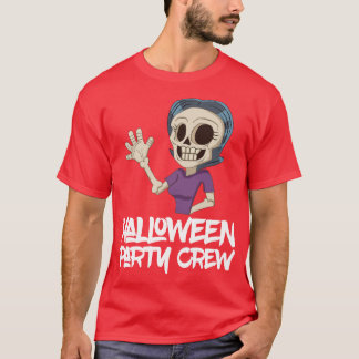 T-shirt Skeleton Femme Halloween Costume correspondant